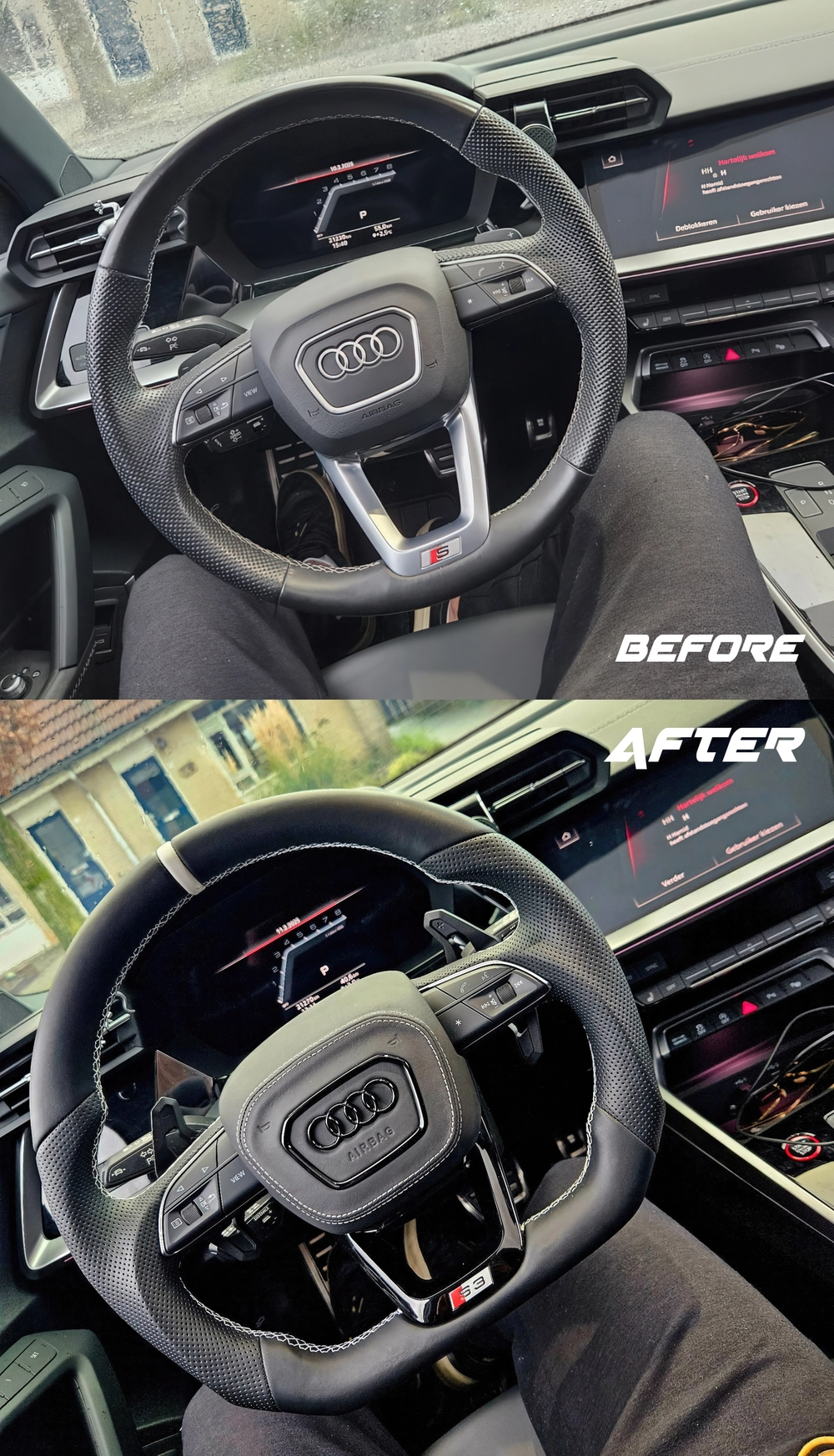 Custom Steering Wheel Audi