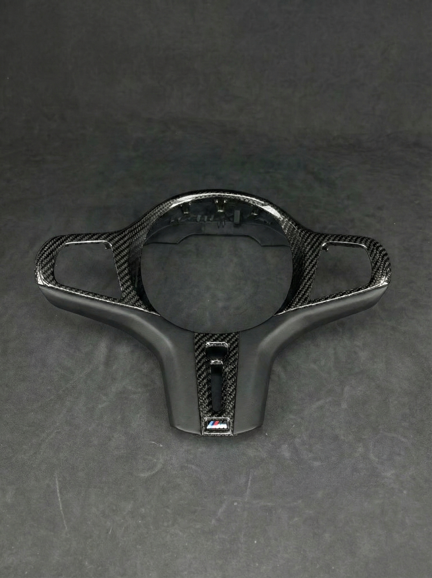 Carbon Fiber Gloss Steering Wheel Trim
