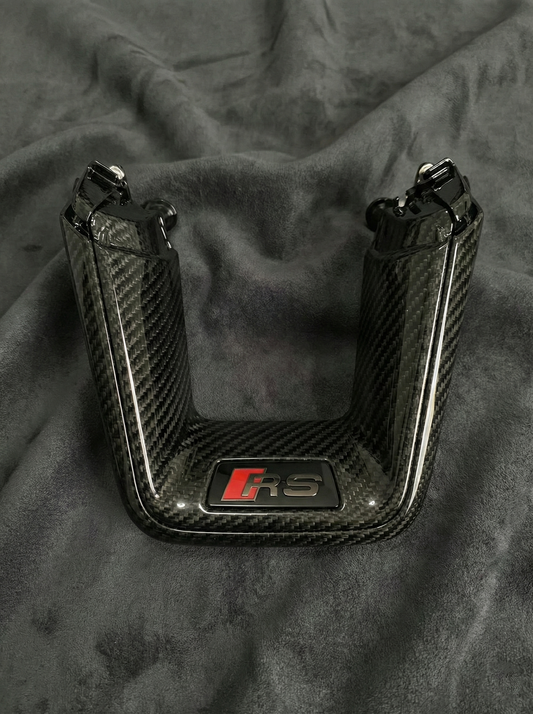 OEM Audi C8 Trim+Buttons Frame (Gloss Carbon)