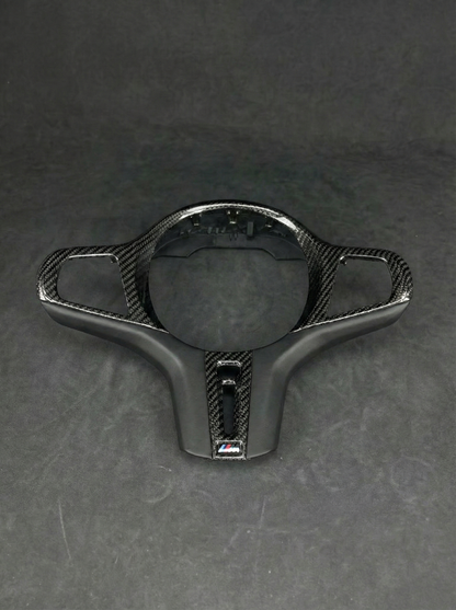 Carbon Fiber Gloss Steering Wheel Trim