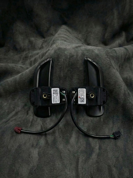 OEM AMG SCHALTWIPPEN SCHWARZ MATT MERCEDES BENZ