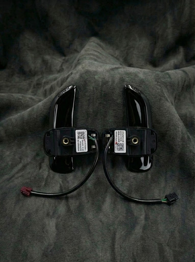 OEM AMG SCHALTWIPPEN ROYAL BLACK MERCEDES BENZ